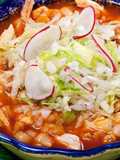 Pozole rojo a mi estilo
