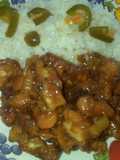 Pollo agridulce con piña