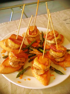 Una foto de Pincho de solomillo de cerdo