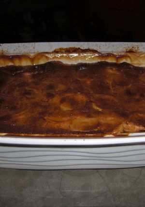 Una foto de Pastel de plátano dulce (light)