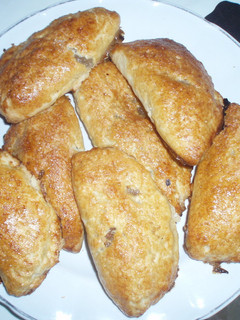 Una foto de Pastelitos de cabello de ángel de navidad