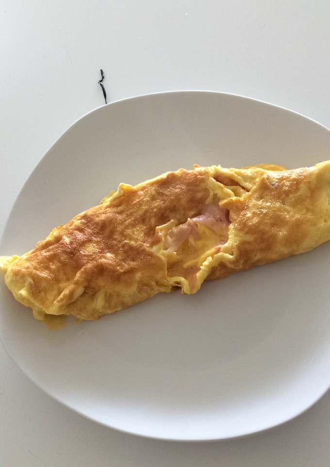 Una foto de Omelette con jamón 
