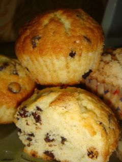 Una foto de Muffins con chips de chocolate