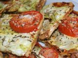 Hojaldres de calabacín y tomate