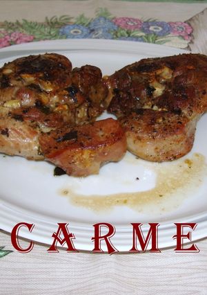 Una foto de Osobucco de pavo con escalibada (dieta)