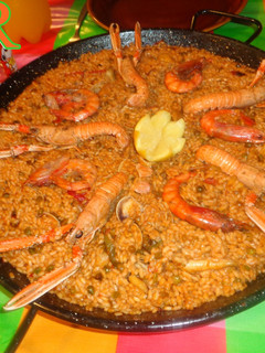 Una foto de Paella o fideuá