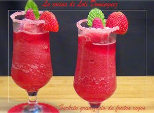 Foto principal de Sorbete granizado de frutos rojos