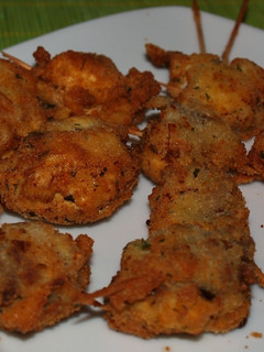 Una foto de Champiñones rellenos de jamón serrano