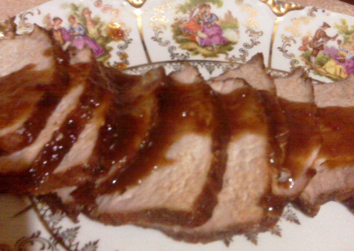 Lomo de cerdo envinado