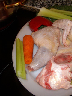 Una foto de Caldo de gallina
