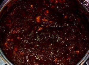 Una foto de Romeritos con mole 