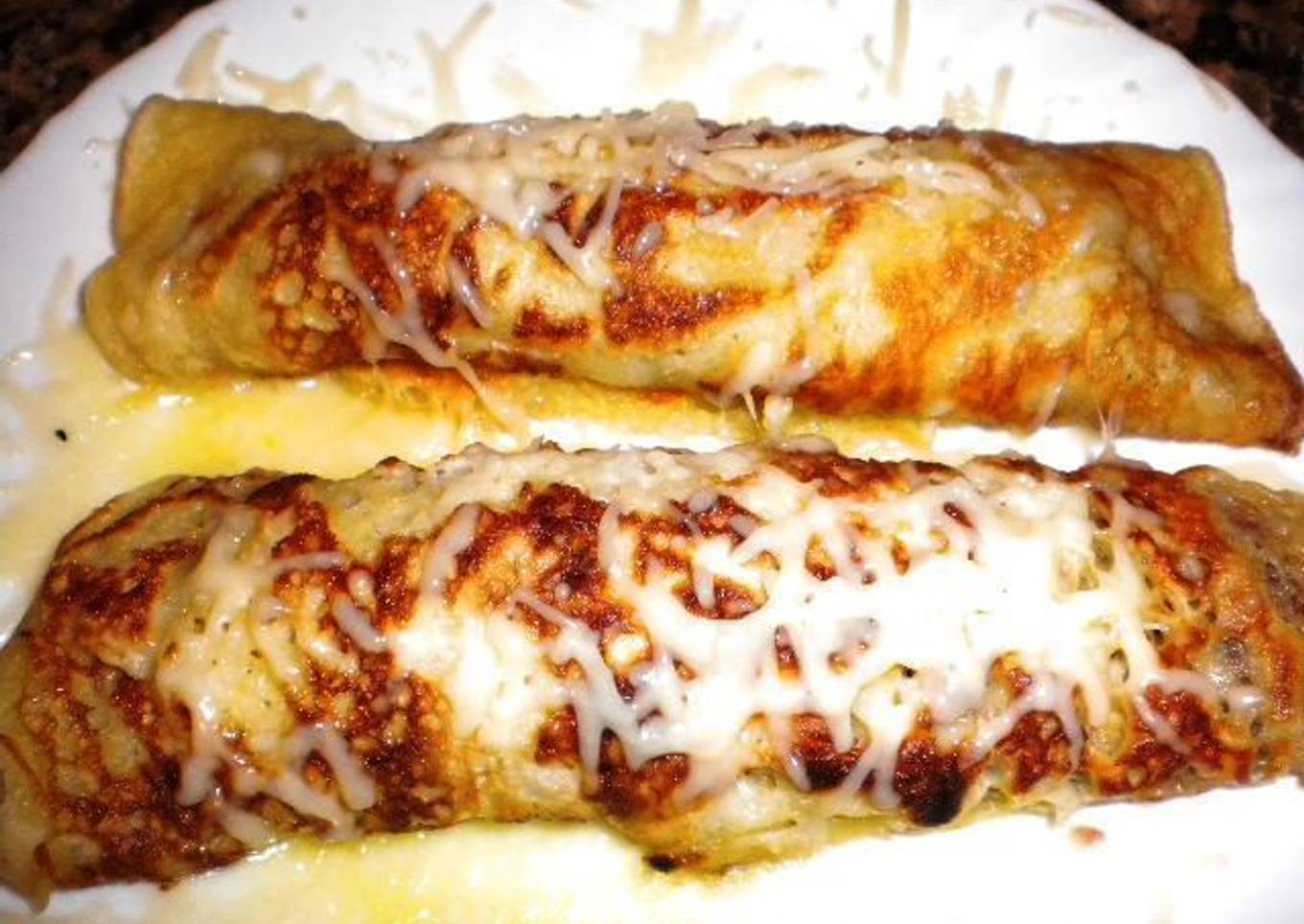 Creps (Frisuelos) Rellenos de morcilla