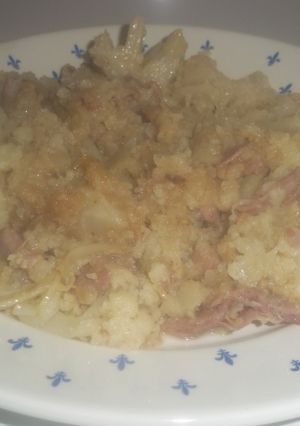 Una foto de Coliflor con jamón york