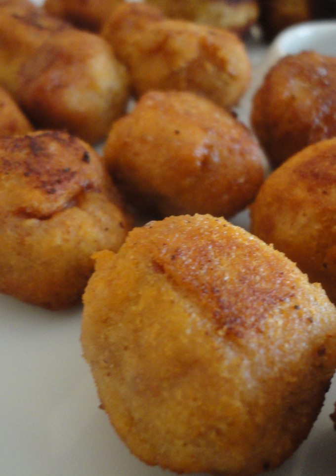 Una foto de Mini bolitas de flamenquín
