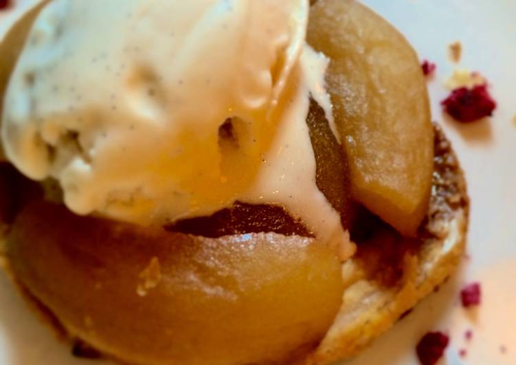 Tatin de manzana invertida