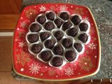 Trufas de chocolate para fin de año