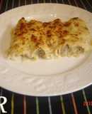Canelones trufados a la catalana con manzana