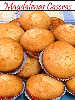 Una foto de Magdalenas caseras esponjosas