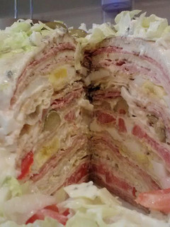 Una foto de Antipasto primavera de panqueques