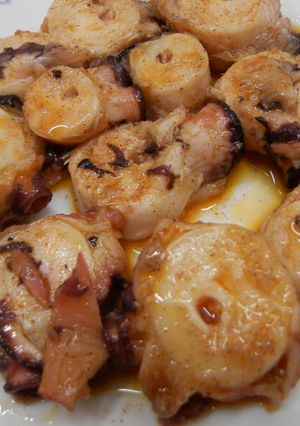 Una foto de Pulpo en escabeche