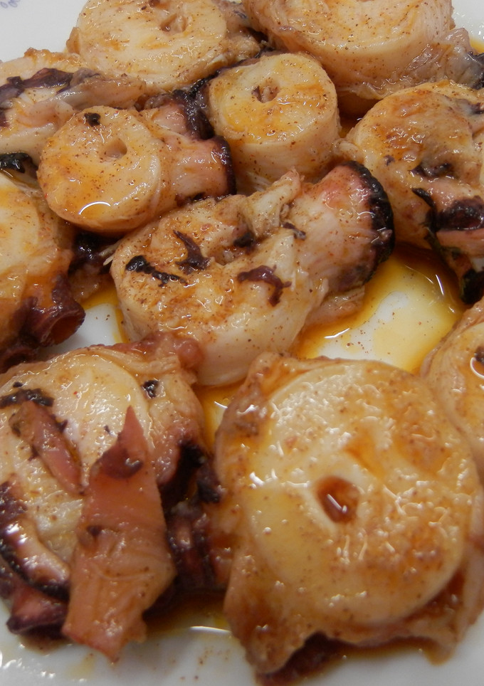 Una foto de Pulpo en escabeche