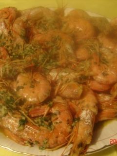 Una foto de Gambas o langostinos al cava (Montse)