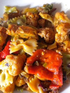 Una foto de Pasta con guiso de ternera