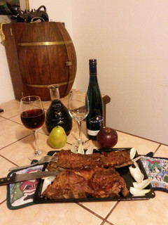 Una foto de Costilla de cerdo en bbq al horno
