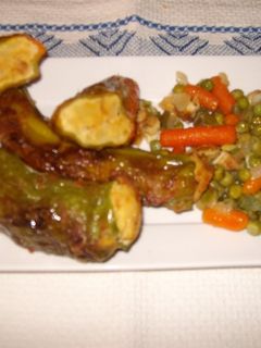Una foto de Pimientos rellenos de tortilla española