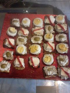 Una foto de Canapés Fin de año