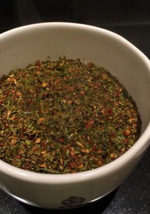 Una foto de Chimichurri para pollo a la parrilla
