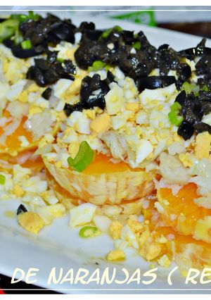 Una foto de Ensalada de naranjas (remojón granaino)