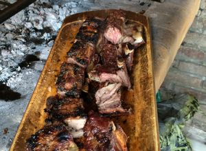 Una foto de Tira de asado a la parrilla
