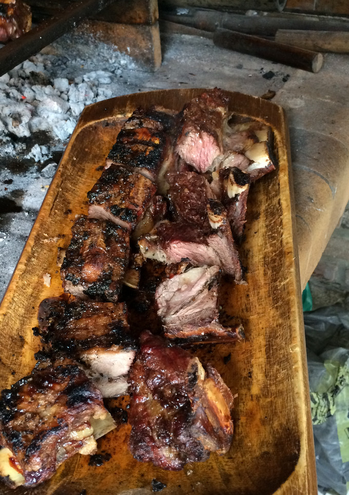 Una foto de Tira de asado a la parrilla