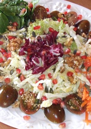 Una foto de Ensalada para después de las fiestas navideñas