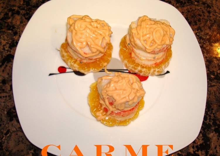 Caprichos de langosta para aperitivos