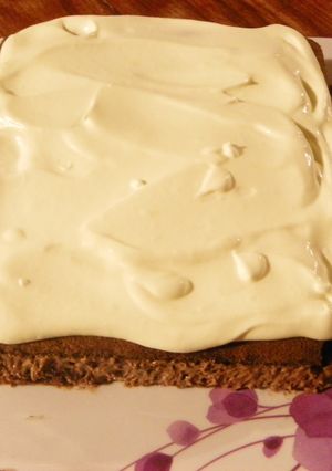 Una foto de Torta de mousse de chocolate al ron
