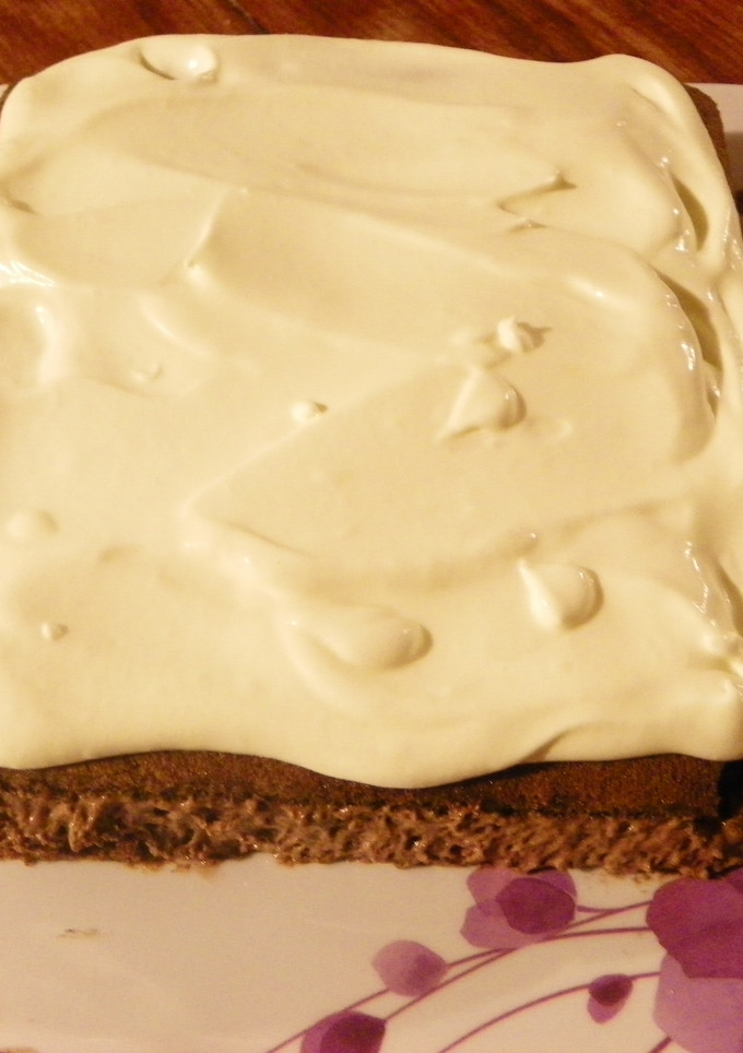 Una foto de Torta de mousse de chocolate al ron