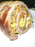 Matambre arrollado el horno para Navidad