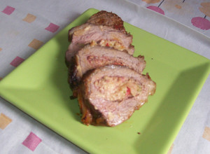 Una foto de Colita de cuadril rellena mechada