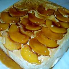 Foto principal de Tarta flan de melocotón