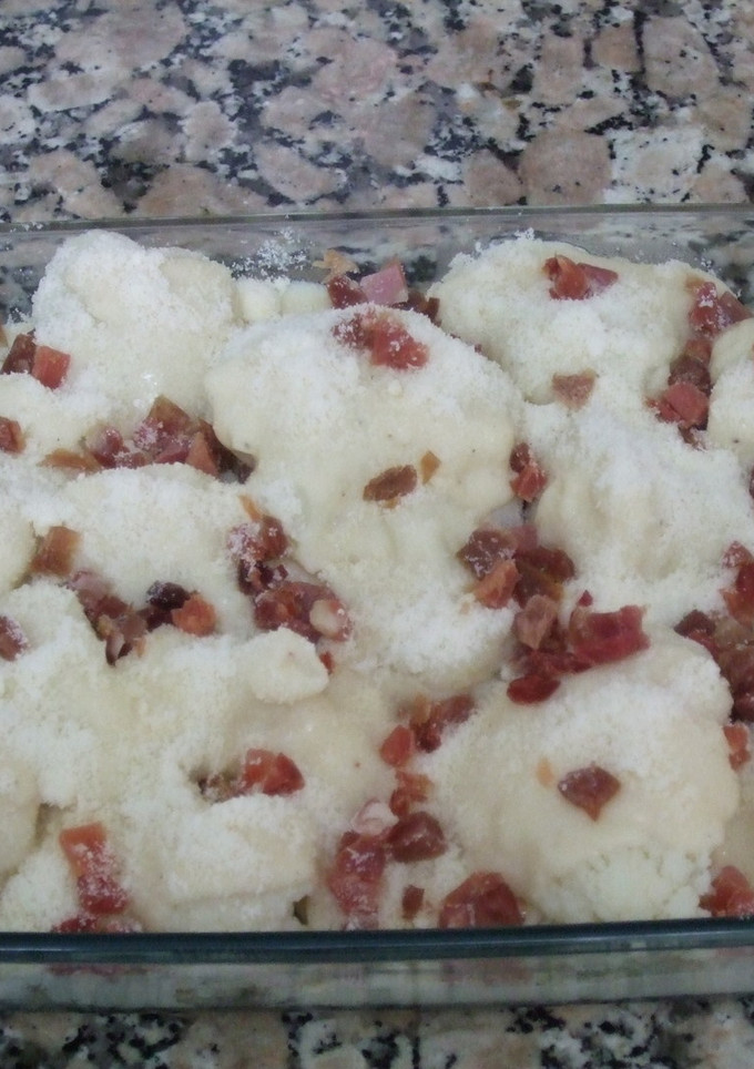Una foto de Coliflor con bechamel