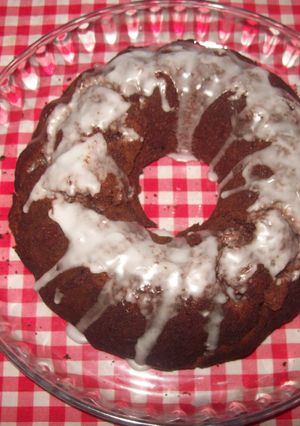 Una foto de Budín de chocolate casero