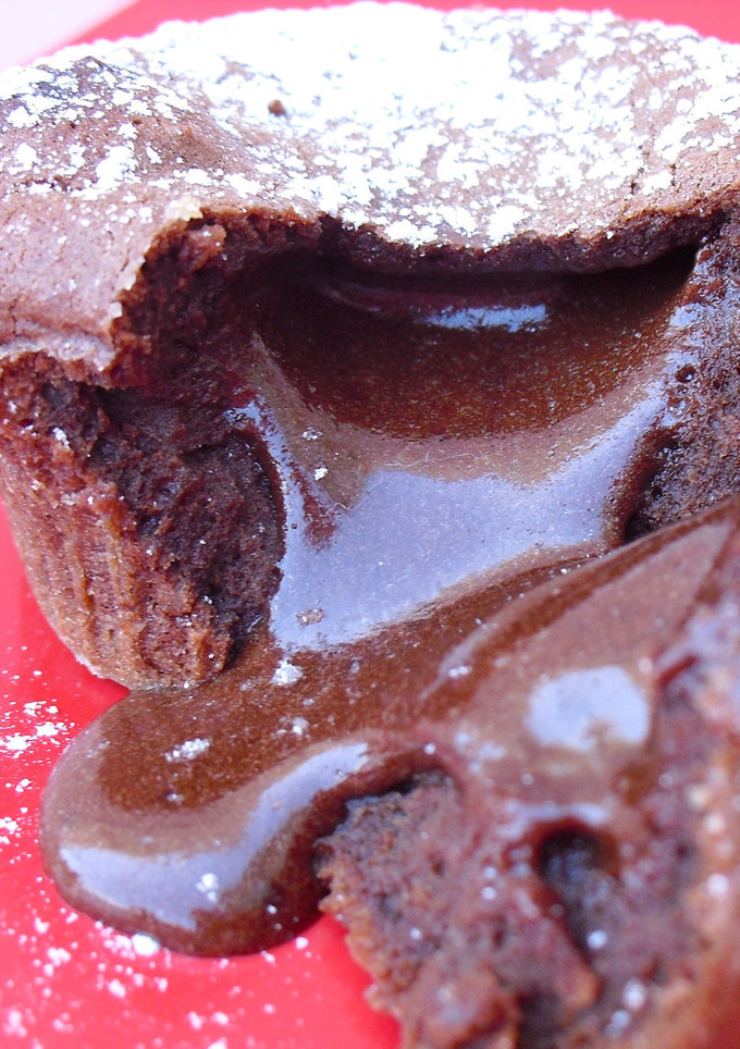 Una foto de Coulant de chocolate receta fácil