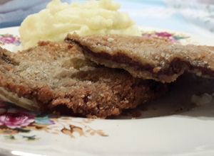 Una foto de Milanesas de ciervo