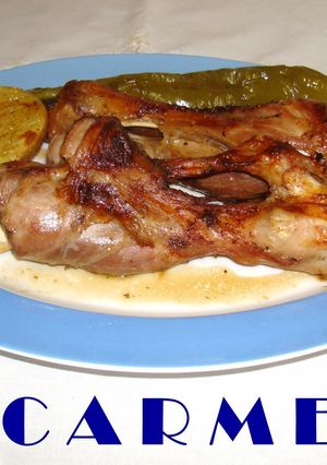 Una foto de Jamoncitos de cordero asados al horno