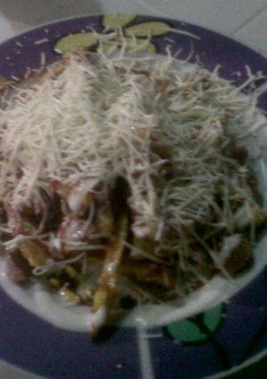 Una foto de Salchi papas