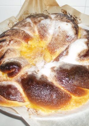 Una foto de Rosca de yema