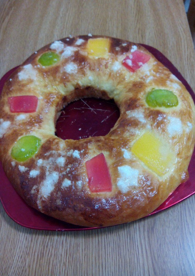 Una foto de Roscón de Reyes fácil