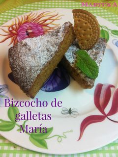 Una foto de Bizcocho de galletas María